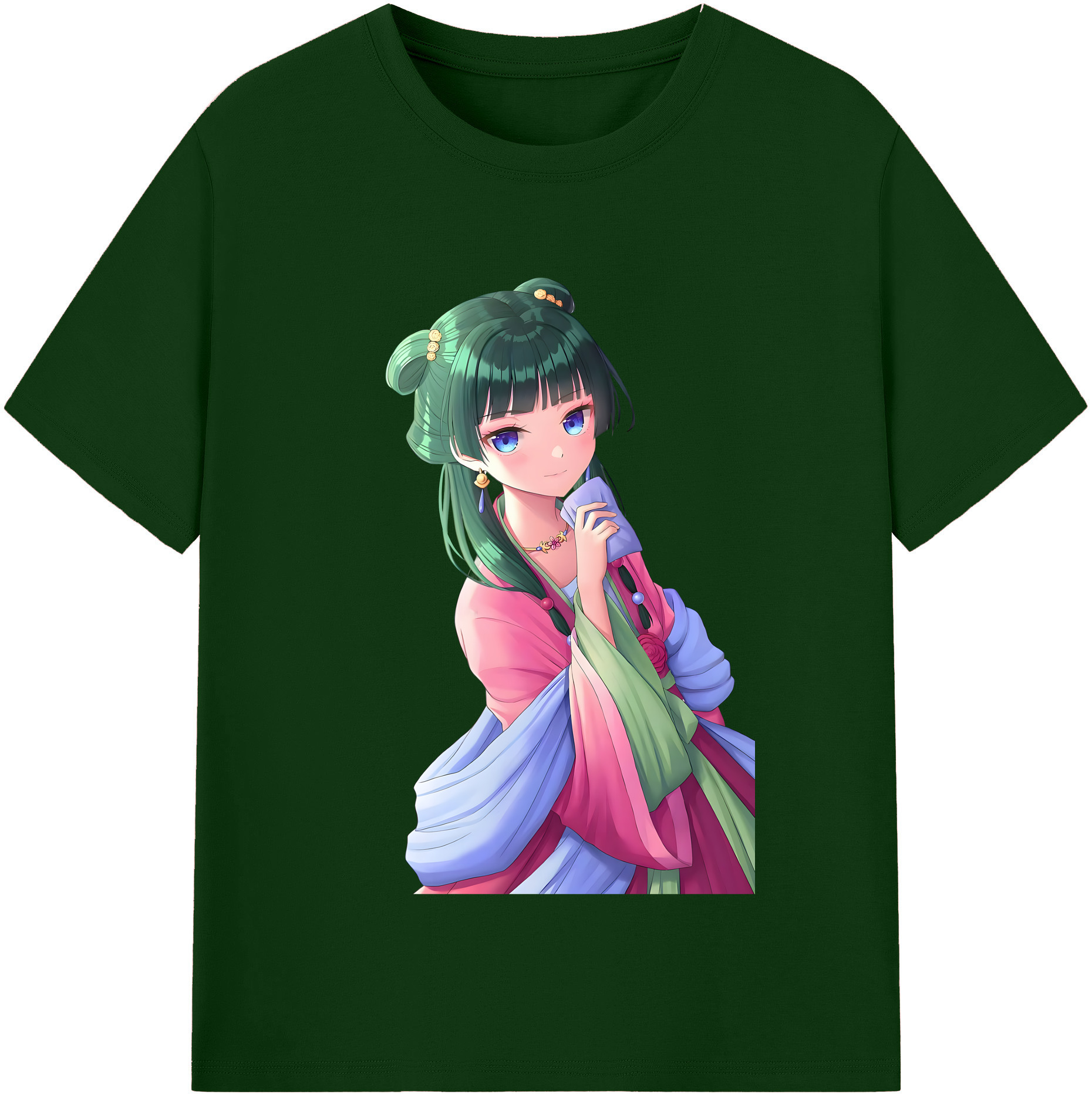 （画像用） 薬屋のひとりごと The Apothecary Diaries 綿100％半袖Tシャツ（フロントプリント）